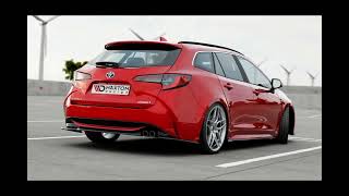 Maxton Design Toyota Corolla XII Touring Sports Hatchback Splitter Spoiler Voorspoiler Diffuser [upl. by Bela]