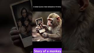 Story of a sad monkey 🐒 🐵 trend ytshorts [upl. by Oibirot]