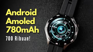 SMARTWATCH ANDROID MURAH AMOLED BODY RAMPING  UNBOXING LM01 [upl. by Inalak]