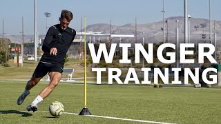 Winger Training Session  Full Winger Specific Training Session For Footballers [upl. by Lurleen882]