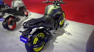 2024 All New Yamaha FZS V4 DLX Matte Green Color  Detailed Review  On Road Price amp First Look [upl. by Sudnak451]