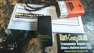 AMB MX Transponder Repair by Fitting An External Battery  KartCrazycouk [upl. by Absalom]