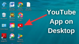 How to download YouTube app for pc windows and laptops Free [upl. by Suertemed712]