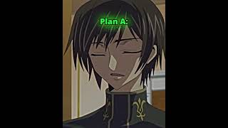 Lelouch and Suzaku  Plan A vs Plan B  My Ordinary Life  Code Geass edit shorts [upl. by Elo]