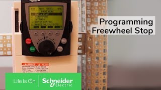 Programming Freewheel Stop on Altivar 61 amp 71 Drives  Schneider Electric Support [upl. by Marchall]