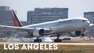 Los Angeles Arrivals and Departures A380s B747s A350s B777s B787s A340 A330s [upl. by Nirej]