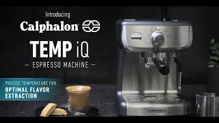 Café Style Espresso in 3 Steps with the Calphalon Mini Espresso [upl. by Alisan925]