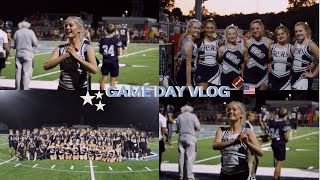 Cheer Day in My Life  Game Day Vlog  First High School Football Game [upl. by Cheffetz]