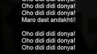 Donya  Arash ft Shaggy LYRICS [upl. by Ailad11]