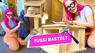 UGLY Kratzbaum demolieren amp NEU kreieren 🛠️ DIY Projekt 🐱 [upl. by Aitat229]