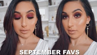 FULL FACE OF MY SEPTEMBER FAVORITES  BEAUTYYBIRD [upl. by Daisi14]