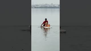 Ganesh immersion process at TankBund Hyderabad ganeshnimajjanam [upl. by Baugh528]