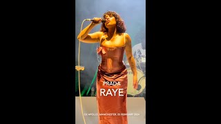 RAYE  Prada  Live  O2 Apollo Manchester 25 February 2024 [upl. by Polly]