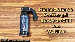 Walther Home Defense Pfeffergel Spray [upl. by Hakaber]