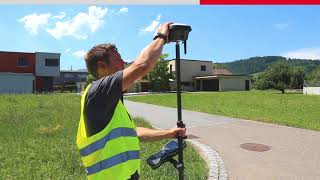 How to use the Leica GS18 T GNSS RTK rover [upl. by Theda]