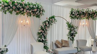 DIY  Floral Backdrop [upl. by Jaclyn]