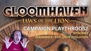 Gloomhaven  Jaws Of The Lion  Ep 7  Scenario 9  Explosive Evolution [upl. by Evad]