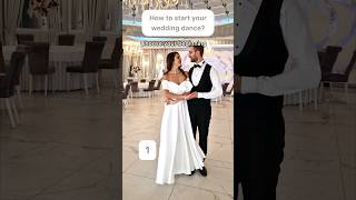 How to start your First Dance 🤍 weddingdance [upl. by Anasxor]