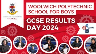 GCSE Results Day 2024 at Woolwich Polytechnic School for Boys [upl. by Lurlene970]