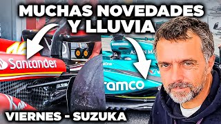 Muchas novedades y lluvia  Viernes en Suzuka [upl. by Nahsad]