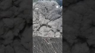 Watch ThrillSeekers Run For Their Lives as Volcano Erupts [upl. by Susejedesoj]