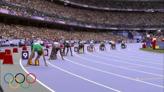 Letsile Tebogo Wins Men’s 200M Final🔥🔥 2024 Paris Olympics [upl. by Kafka]