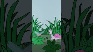 Snail and Dragonfly 2danimation cartoon shorts [upl. by Corinne]