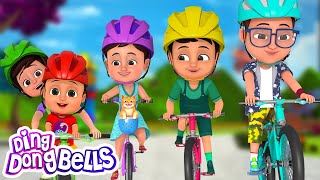 साइकिल मैरी सारारा  Cycle Mari Sarara  Cycle Hindi Rhyme for Kids  Ding Dong Bells [upl. by Roleat]