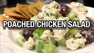 POACHED CHICKEN SALAD  LOW CARB CHICKEN SALAD RECIPE [upl. by Cahan]