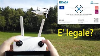 PATENTINO DRONE A1A3 e A2 facciamolo allestero anche gratis Ma è legale [upl. by Gurevich]