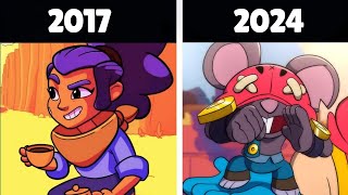 ALL BRAWL STARS ANIMATIONS 20172024😳 [upl. by Nelra285]