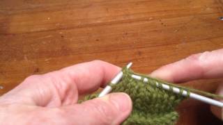 The skpo and ssk knitting decreases [upl. by Hanley]