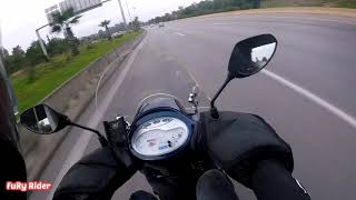 SYM Fiddle 3 top speed test on algeria highway [upl. by Jacquet]