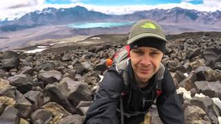 Ascenso al cráter del volcán Maipo en el día [upl. by Novehs]