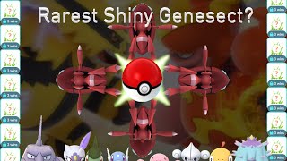 Hunting the Rarest Shiny Genesect in Pokémon Go [upl. by Ahsekahs574]