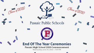 Passaic High School 2020 Commencement [upl. by Yahsat79]