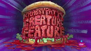 SpongeBob Title Card  Krabby Patty Creature Feature European Spanish [upl. by Patton913]