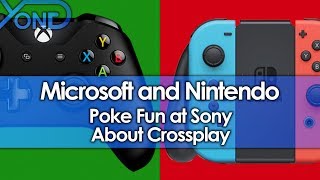 Microsoft and Nintendo Poke Fun at Sony About Crossplay [upl. by Morley350]