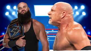 FULL MATCH Braun Strowman vs Goldberg wwe 2k24 NO HOLD Barred [upl. by Emily]