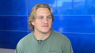 Boise State sophomore QB Maddux Madsen meets with the media to provide a fall camp update 882024 [upl. by Mariette225]