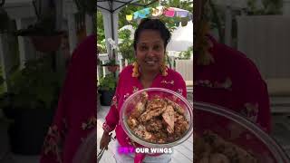 PEPPERPOT WINGS SHORTS sandysbackyardfoodtravelvl3726 [upl. by Aikemet]