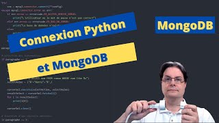 Base de données  MongoDB et Python pymongo [upl. by Suoirred557]