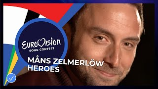 Måns Zelmerlöw  Heroes  Eurovision Europe Shine A Light [upl. by Yebba255]