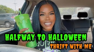 Halfway to HALLOWEEN 🎃 THRIFT FINDS [upl. by Anivas]