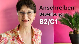 Anschreiben für Bewerbung  Ausbildung Energie u Gebäudetechnik  B2C1  Deutsch lernen [upl. by Dnaloy232]