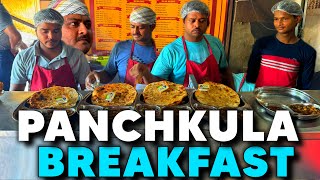 Best Breakfast in Panchkula  Nada Sahib History  Nand Sweets and Bansal Kulche  Street Food [upl. by Rother]