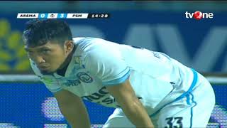 Highlights Arema FC vs PSM Makassar 33 Gojek Traveloka Liga 1 [upl. by Donegan183]