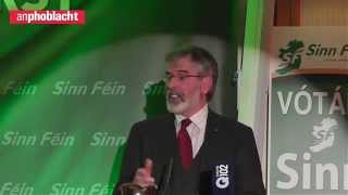 Gerry Adams speech to huge Sinn Féin rally in Dublin [upl. by Yorker]