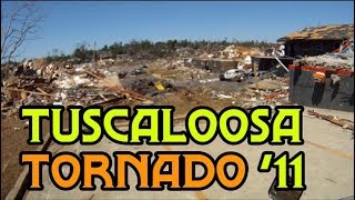 Alberta City Tornado Damage in Tuscaloosa Alabama 42911 [upl. by Kunkle]